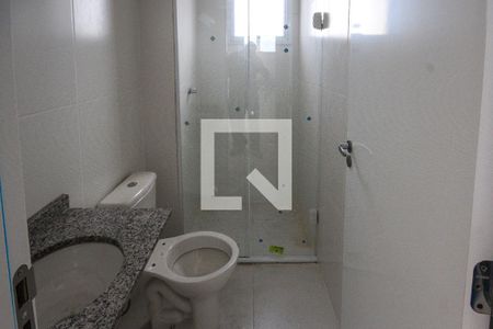 Banheiro de apartamento para alugar com 1 quarto, 34m² em Chácara Mafalda, São Paulo
