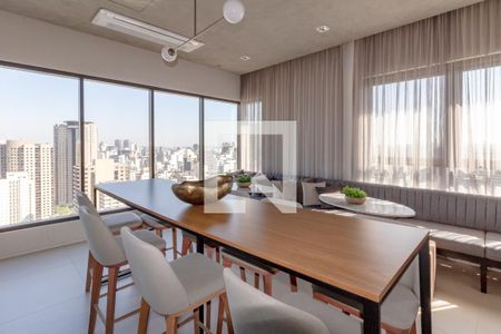 Studio para alugar com 45m², 1 quarto e 1 vaga Studio para alugar com 45m², 1 quarto e 1 vagaÁrea comum - Salão de festas