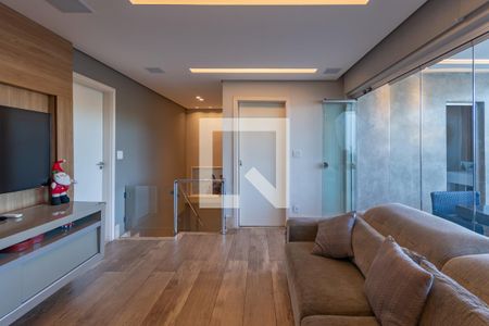 Sala de TV de apartamento à venda com 5 quartos, 180m² em Santa Amelia, Belo Horizonte