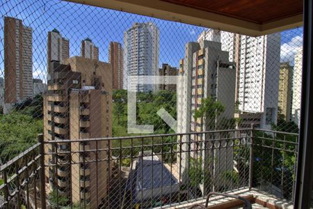 Varanda da Sala de apartamento à venda com 3 quartos, 102m² em Vila Andrade, São Paulo