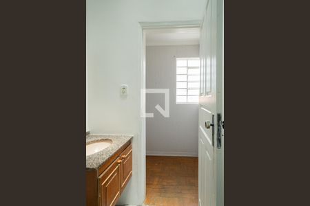 Banheiro Social  de kitnet/studio para alugar com 1 quarto, 17m² em Anchieta, São Bernardo do Campo