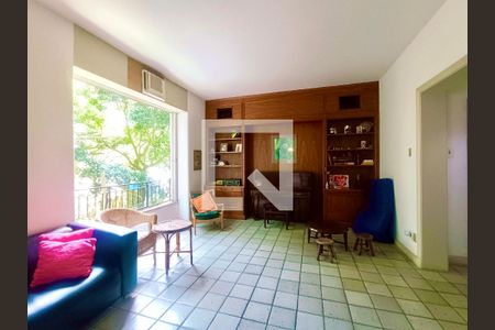 Sala de apartamento à venda com 3 quartos, 227m² em Leblon, Rio de Janeiro