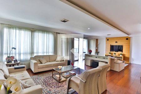 sala de apartamento à venda com 3 quartos, 217m² em Paraíso do Morumbi, São Paulo