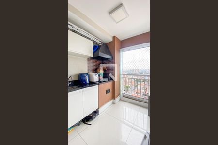 Varanda de apartamento à venda com 2 quartos, 60m² em Vila Alzira, Santo André