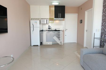 Sala/Cozinha de apartamento à venda com 1 quarto, 30m² em Pinheiros, São Paulo