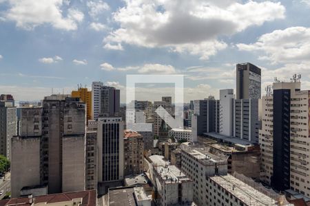 Vista do Quarto de apartamento para alugar com 1 quarto, 40m² em República, São Paulo