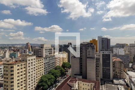 Vista do Quarto de apartamento para alugar com 1 quarto, 40m² em República, São Paulo