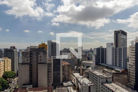 Vista da Sala de apartamento para alugar com 1 quarto, 40m² em República, São Paulo