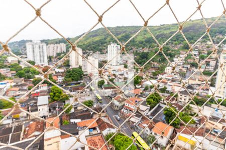 Varanda da Sala - Vista de apartamento à venda com 3 quartos, 85m² em Santa Rosa, Niterói