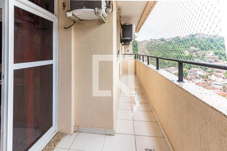 Varanda da Sala de apartamento à venda com 3 quartos, 85m² em Santa Rosa, Niterói