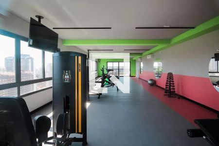 Studio para alugar com 28m², 1 quarto e sem vaga Studio para alugar com 28m², 1 quarto e sem vagaAcademia