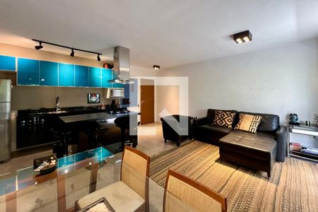 Apartamento para alugar com 60m², 1 quarto e 2 vagasSala