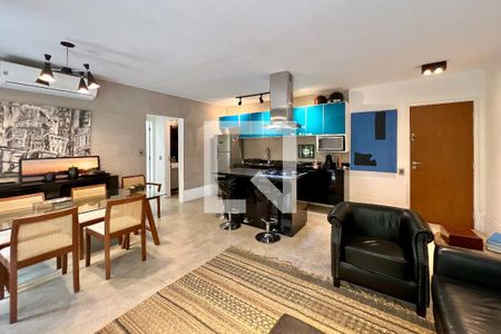 Apartamento para alugar com 60m², 1 quarto e 2 vagasSala