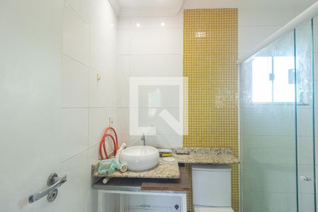 Casa para alugar com 90m², 2 quartos e sem vagaDetalhe do Banheiro Social