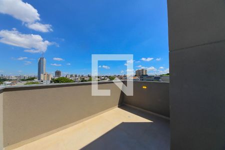 Varanda do Quarto de apartamento para alugar com 1 quarto, 51m² em São Lucas, São Paulo