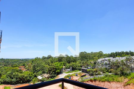 Sala - varanda - vista de apartamento para alugar com 1 quarto, 38m² em Granja Viana, Cotia