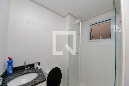 Banheiro de apartamento para alugar com 1 quarto, 19m² em São Lucas, São Paulo