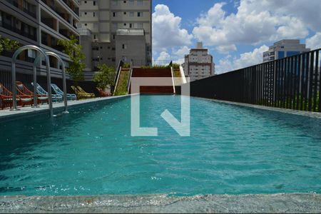 Studio para alugar com 24m², 1 quarto e sem vagaPiscina