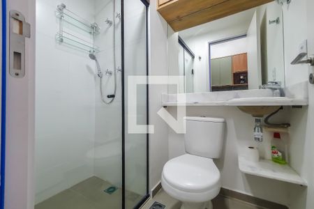 Studio para alugar com 24m², 1 quarto e sem vagastudio banheiro