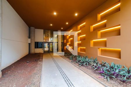 Studio para alugar com 24m², 1 quarto e sem vagaFachada e portaria