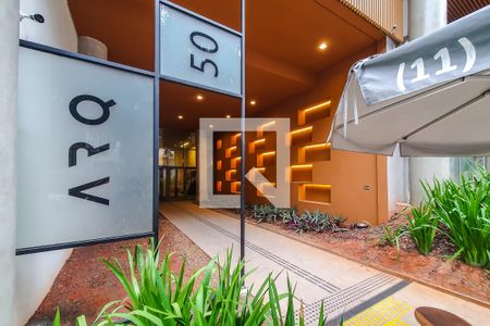 Studio para alugar com 24m², 1 quarto e sem vagaFachada e portaria