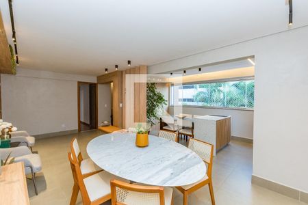 Sala de apartamento para alugar com 4 quartos, 143m² em Buritis, Belo Horizonte