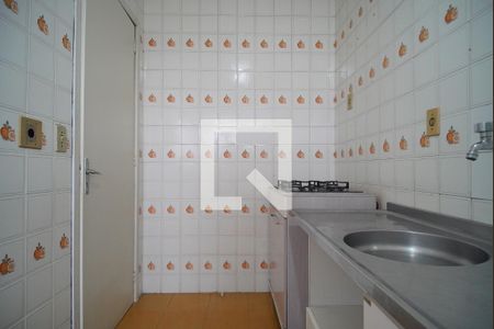 Cozinha de apartamento à venda com 1 quarto, 31m² em Pátria Nova, Novo Hamburgo