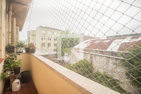 Varanda da Sala de apartamento à venda com 3 quartos, 98m² em Floresta, Porto Alegre