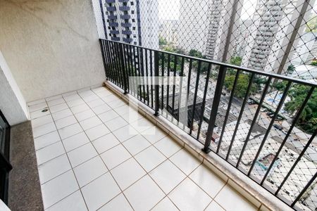 Varanda da Sala de apartamento para alugar com 3 quartos, 120m² em Vila Andrade, São Paulo