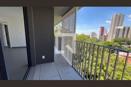 Varanda de apartamento à venda com 1 quarto, 63m² em Jardim das Bandeiras, São Paulo