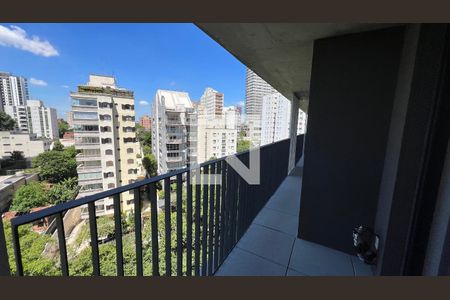 Apartamento para alugar com 63m², 1 quarto e 1 vagaVaranda da suite