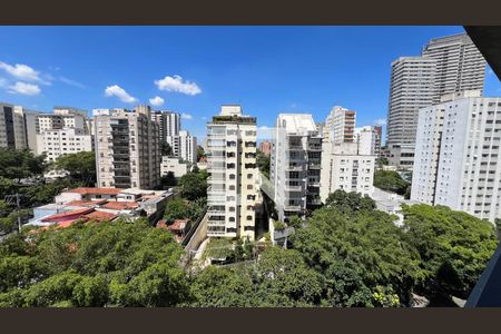 Apartamento para alugar com 63m², 1 quarto e 1 vagaVista da varanda da suite