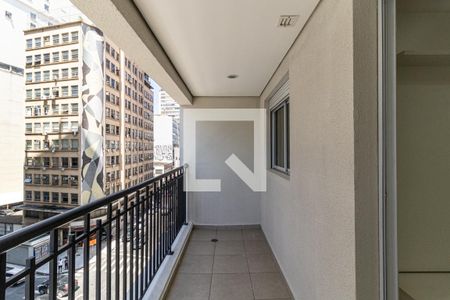 Varanda de apartamento para alugar com 1 quarto, 40m² em Centro Histórico de São Paulo, São Paulo