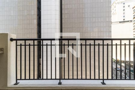 Varanda de apartamento para alugar com 1 quarto, 40m² em Centro Histórico de São Paulo, São Paulo