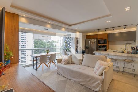 Sala de apartamento para alugar com 1 quarto, 67m² em Vila Andrade, São Paulo