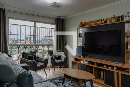 Sala de apartamento à venda com 3 quartos, 95m² em Vila Campestre, São Paulo