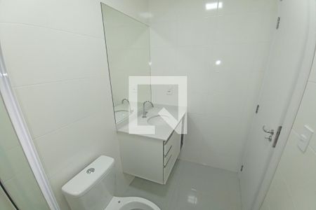 Banheiro Social de kitnet/studio para alugar com 1 quarto, 34m² em Ribeirânia, Ribeirão Preto