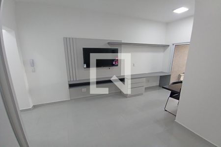 Sala - Lavanderia de kitnet/studio para alugar com 1 quarto, 34m² em Ribeirânia, Ribeirão Preto