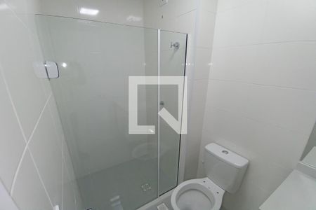 Banheiro Social de kitnet/studio para alugar com 1 quarto, 34m² em Ribeirânia, Ribeirão Preto