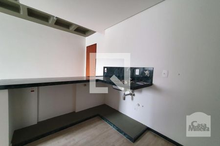 cozinha de apartamento à venda com 1 quarto, 52m² em Funcionários, Belo Horizonte