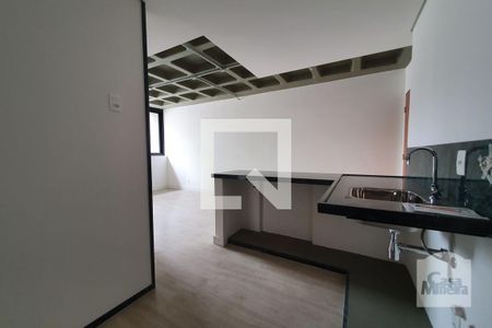 cozinha de apartamento à venda com 1 quarto, 52m² em Funcionários, Belo Horizonte