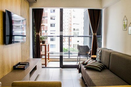 Sala de apartamento à venda com 1 quarto, 40m² em Perdizes, São Paulo