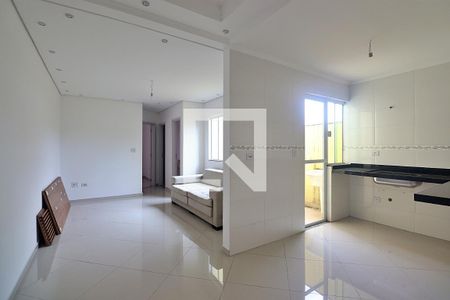 Sala de apartamento para alugar com 2 quartos, 64m² em Vila Camilopolis, Santo André