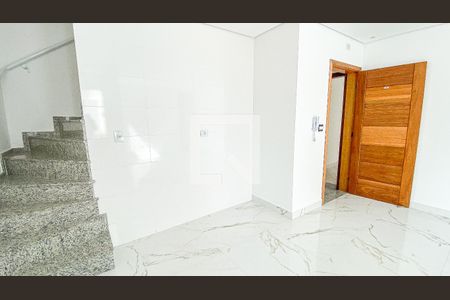 Sala - Sala de Jantar - Cozinha de apartamento para alugar com 2 quartos, 116m² em Campestre, Santo André