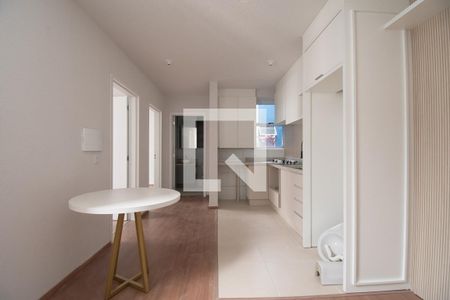 sala/cozinha de apartamento para alugar com 2 quartos, 47m² em Feitoria, São Leopoldo