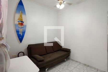 Sala de apartamento para alugar com 1 quarto, 28m² em Guilhermina, Praia Grande