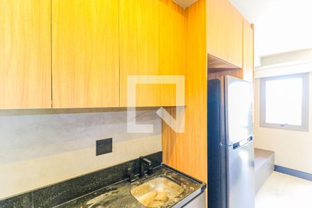 Studio para alugar com 23m², 1 quarto e sem vaga Studio para alugar com 23m², 1 quarto e sem vagaCozinha