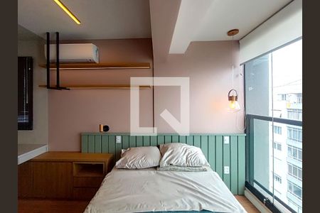 Studio para alugar com 25m², 1 quarto e sem vaga Studio para alugar com 25m², 1 quarto e sem vagaQuarto