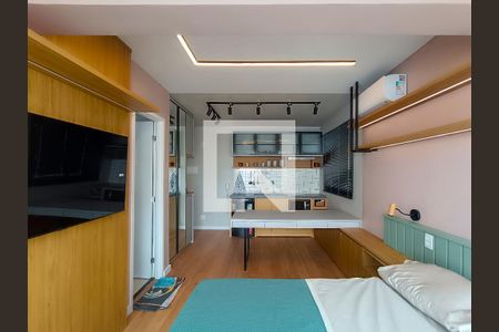 Studio para alugar com 25m², 1 quarto e sem vaga Studio para alugar com 25m², 1 quarto e sem vagaQuarto