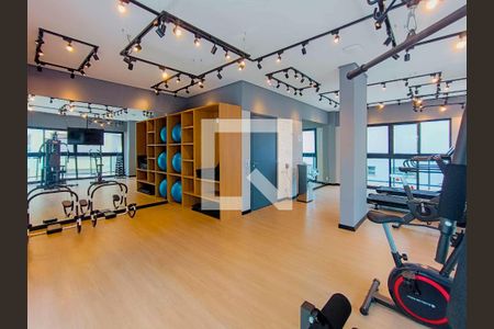 Studio para alugar com 25m², 1 quarto e sem vaga Studio para alugar com 25m², 1 quarto e sem vagaÁrea Comum - Academia